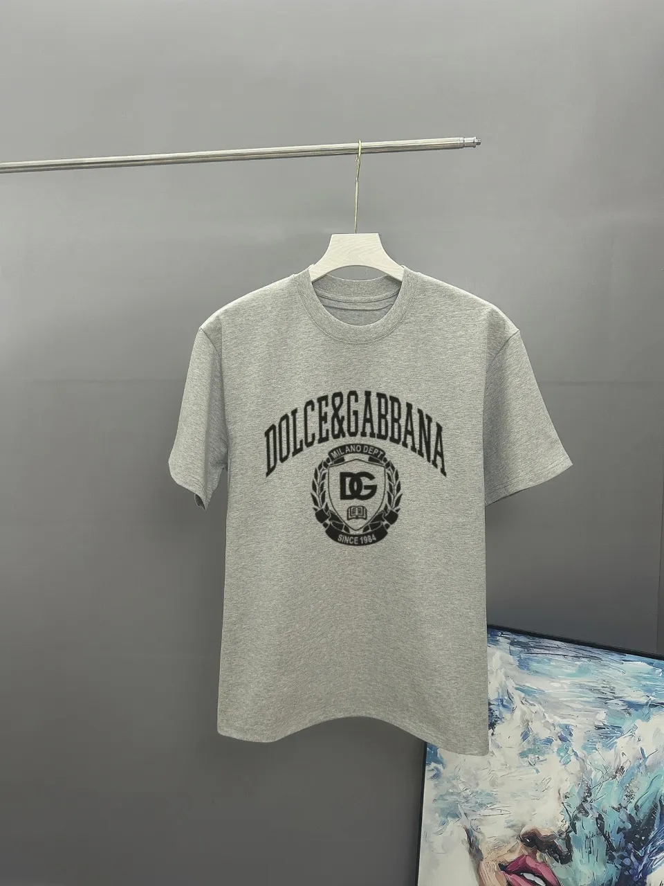 Dolce&Gabbana 2025 Classic T ， Breathable ， ， ！ Same Style ：White Black Gray Size：S M L Xl